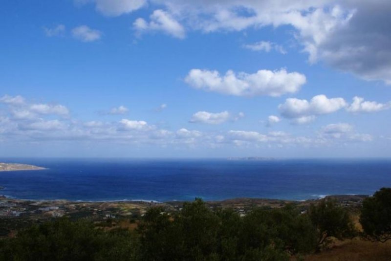 Roussa Ekklisia Kreta, Roussa Ekklisia: Baugrundstück mit Meerblick in der Gegend von Sitia zu verkaufen Grundstück kaufen